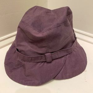 Heaslip purple bucket/cloche hat